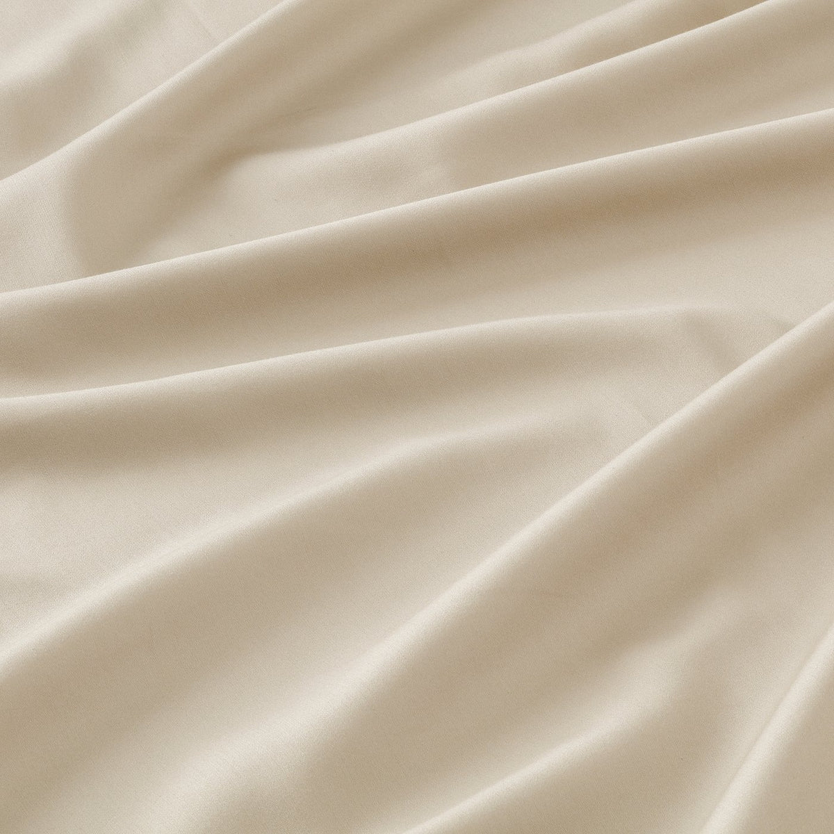 NATTJASMIN flat sheet with top hem, light beige, 150x260 cm