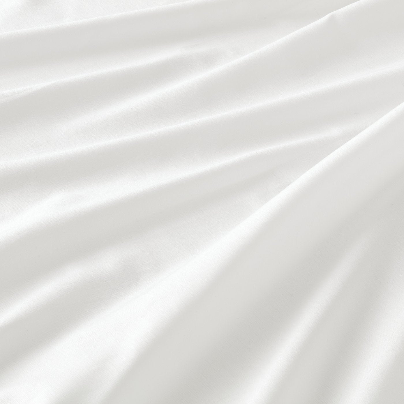 NATTJASMIN flat sheet with top hem, white, 240x260 cm