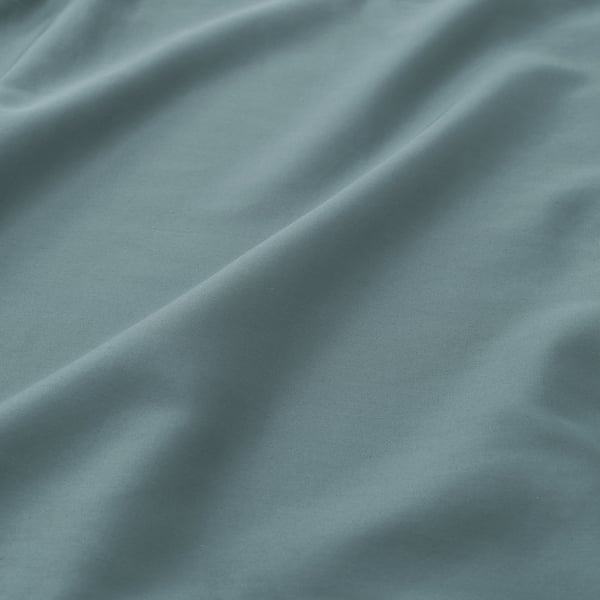 NATTJASMIN flat sheet, blue-green, 150x260 cm