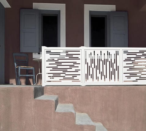 Bricocenter DECORATIVE PANEL NAUTIC WHITE 1X1 M