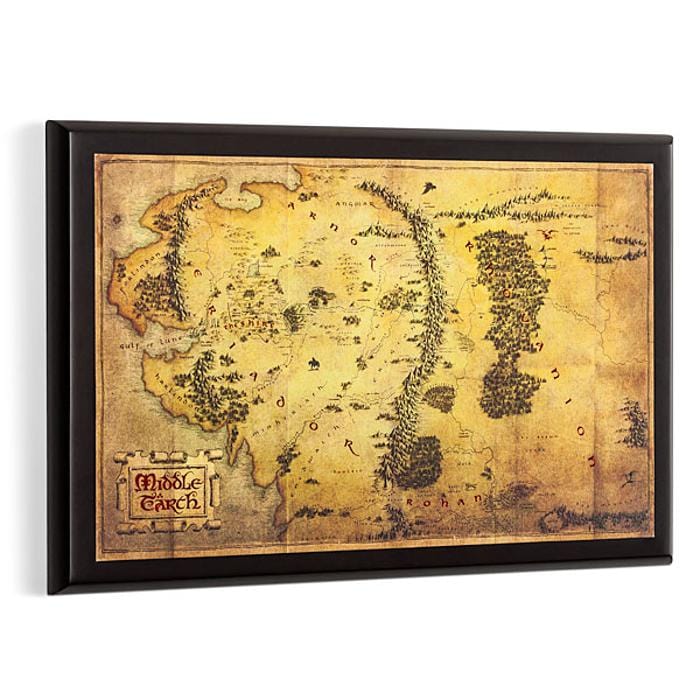 Toys The Lord of the Rings: Map of Middle-earth