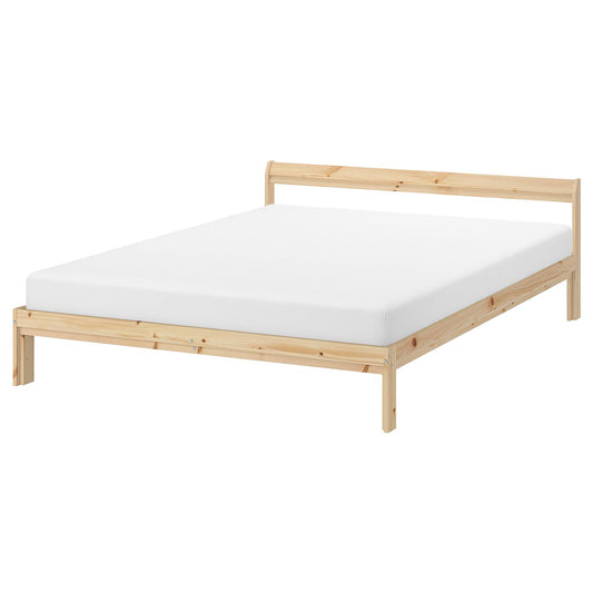 NEIDEN bed frame, pine/Lillhällan, 200x160 cm