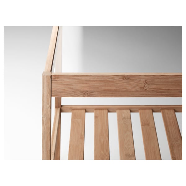 NESNA - Bedside table, bamboo, 36x35 cm , 36x35 cm