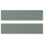 NICKEBO drawer front, matt grey-green, 40x9.7 cm, 2 pack