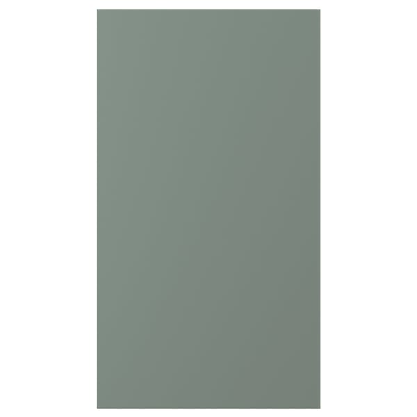NICKEBO - Front for dishwasher, matt grey-green, 45x80 cm