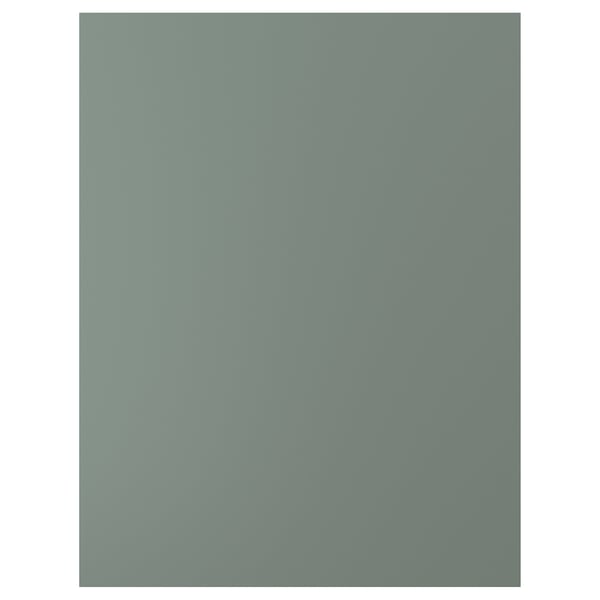 NICKEBO cover panel, matt grey-green, 62x80 cm