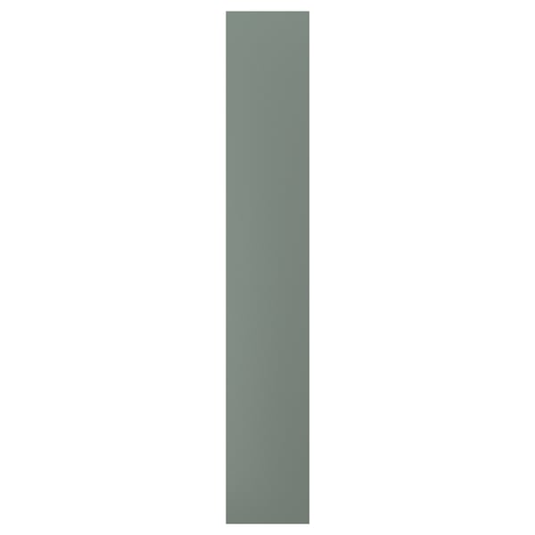 NICKEBO cover panel, matt grey-green, 39x240 cm