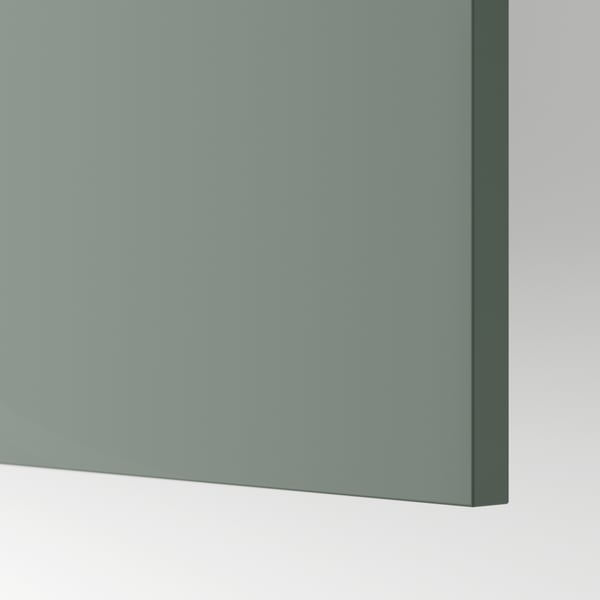 NICKEBO - Cover panel, matt grey-green, 39x240 cm