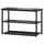 NIPÅSEN / BAGGMUCK hallway furniture, set of 2, black/grey