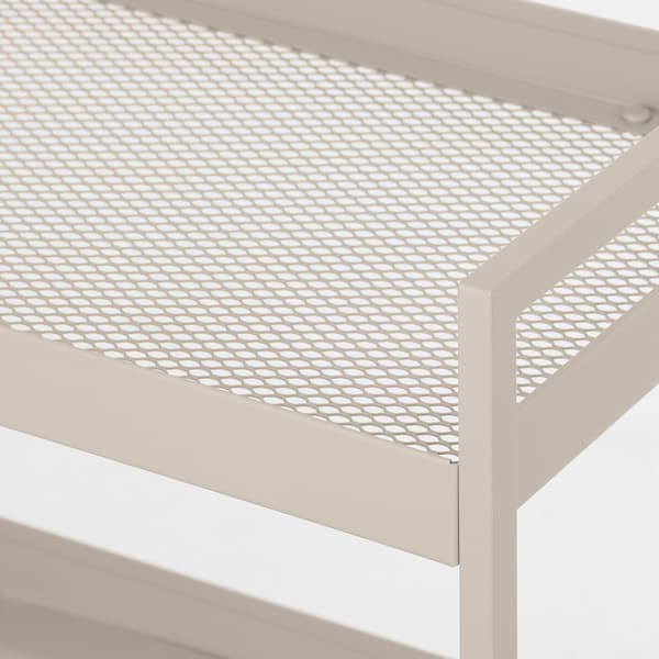 Ikea NISSAFORS - Trolley, beige, 50.5x30x83 cm