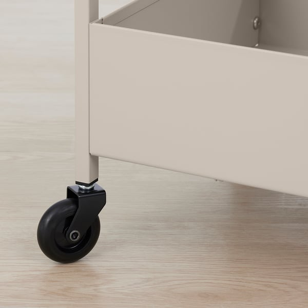 NISSAFORS trolley, beige, 50.5x30x83 cm