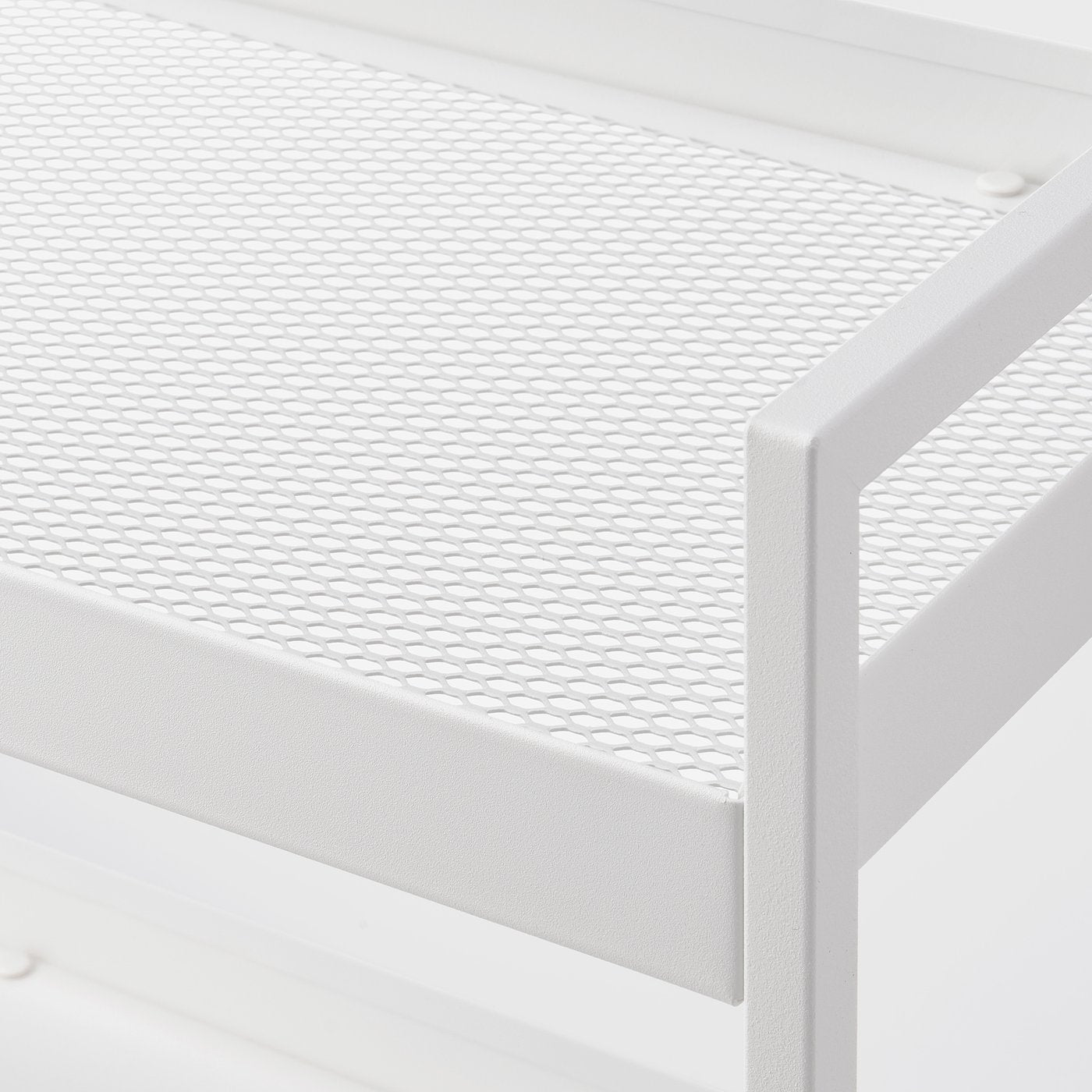 NISSAFORS trolley, white, 50.5x19x67 cm