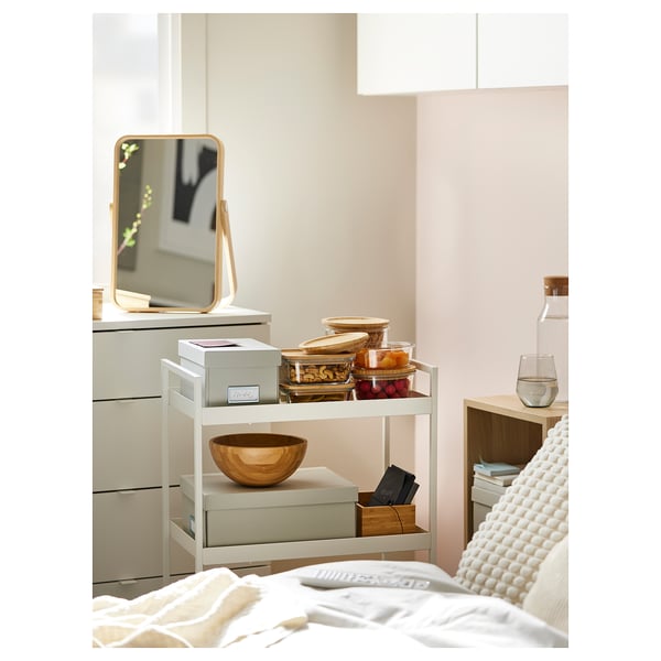 NISSAFORS - NISSAFORS Trolley, white, 50.5x30x83 cm