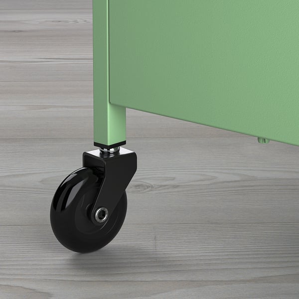 NISSAFORS - Trolley, light green,50.5x30x83 cm