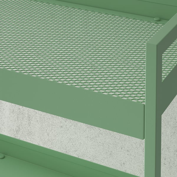 NISSAFORS trolley, light green, 50.5x30x83 cm