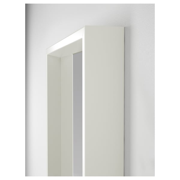 NISSEDAL mirror, white, 40x150 cm