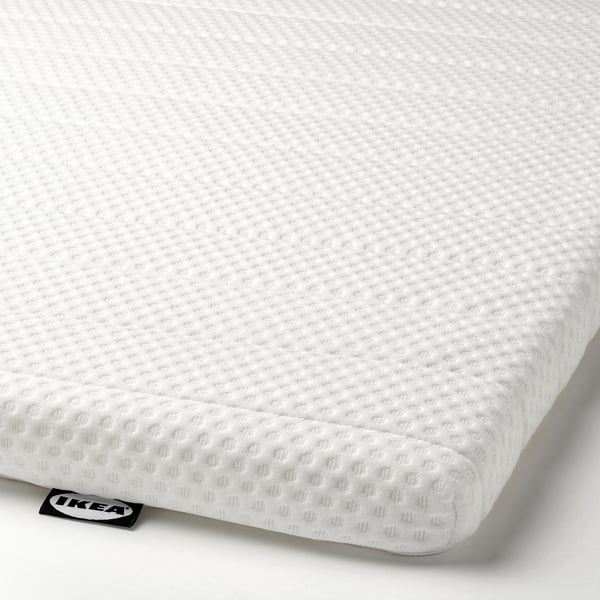 NISSEHOLM mattress pad, white, 80x200 cm