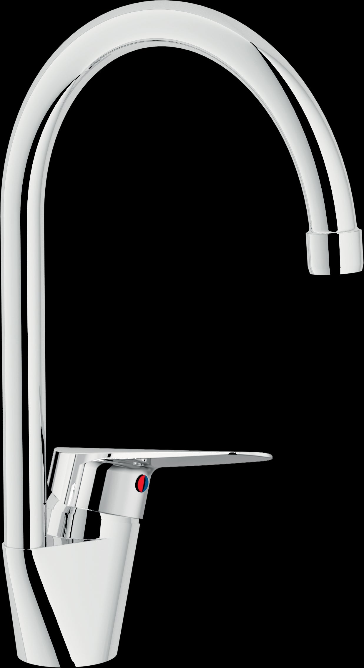 Kitchen mixer with swivel spout No