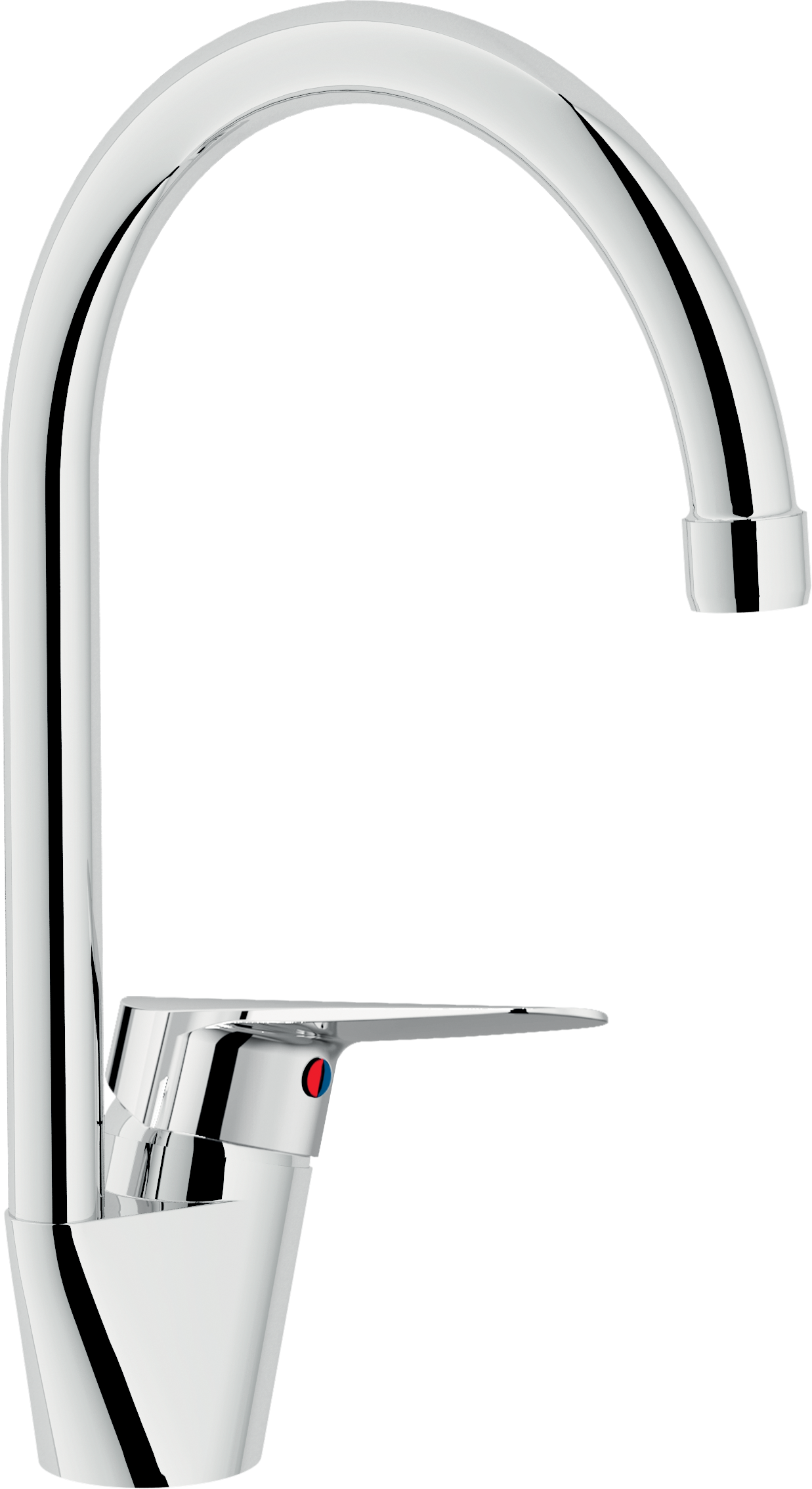 Kitchen mixer with swivel spout No