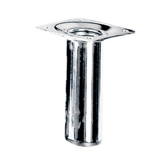 CHROMIUM STEEL TABLE FOOT. D30 H.100