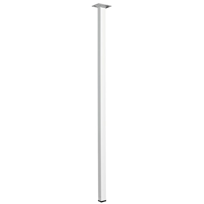 TABLE FOOT ACC. WHITE 25X25 H.800