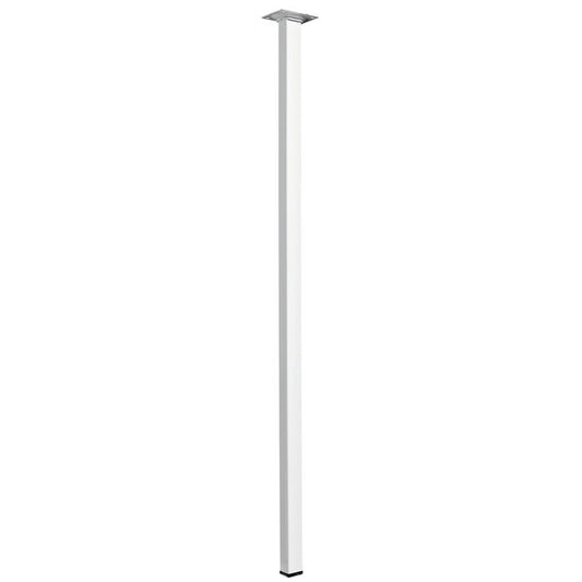 TABLE FOOT ACC. WHITE 25X25 H.800