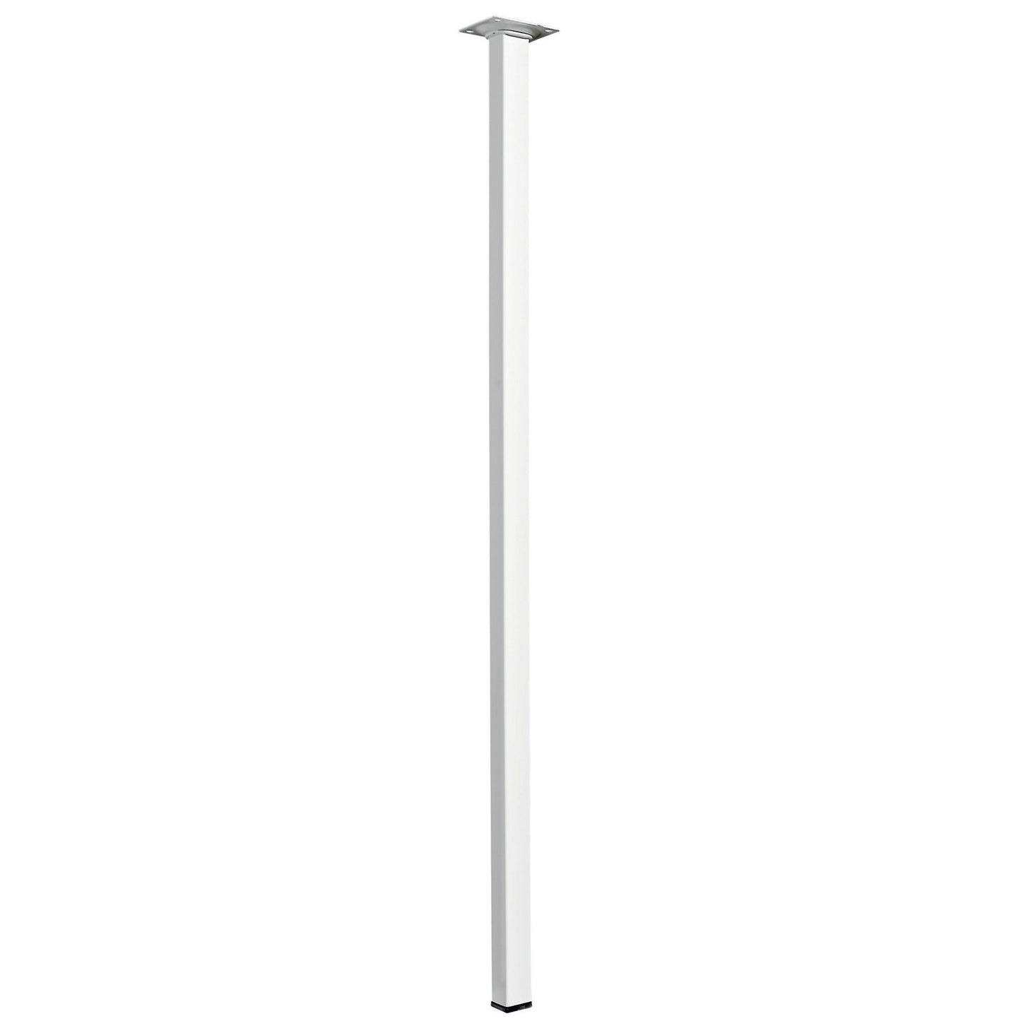 TABLE FOOT ACC. WHITE 25X25 H.800