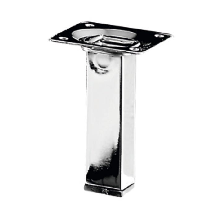 TABLE FOOT ACC. CHROME 25X25 H.100