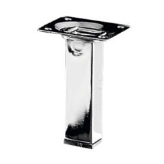 TABLE FOOT ACC. CHROME 25X25 H.100