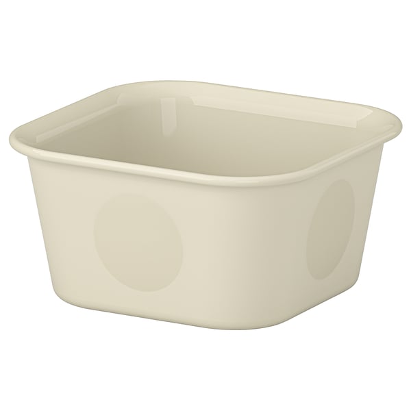 NOJIG organiser, plastic/beige, 10x10x5 cm