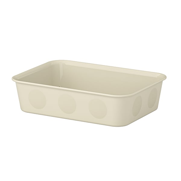NOJIG organiser, plastic/beige, 15x20x5 cm
