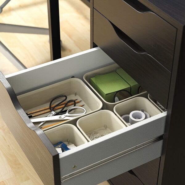 Ikea NOJIG - Organiser, plastic/beige, 15x20x5 cm