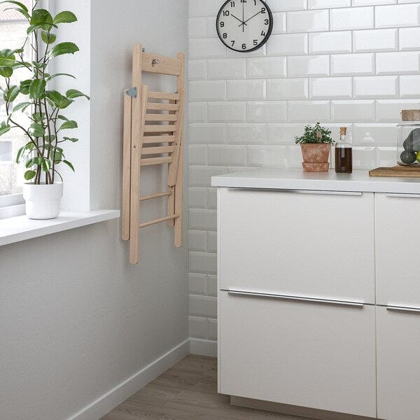 Ikea NORDEN / FRÖSVI - Table and 4 chairs, birch/beech, 26/89/152 cm