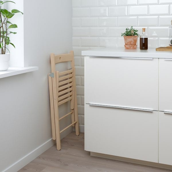 Ikea NORDEN / FRÖSVI - Table and 4 chairs, birch/beech, 26/89/152 cm