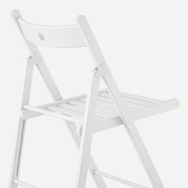 Ikea NORDEN / FRÖSVI - Table and 4 chairs, white/white, 26/89/152 cm