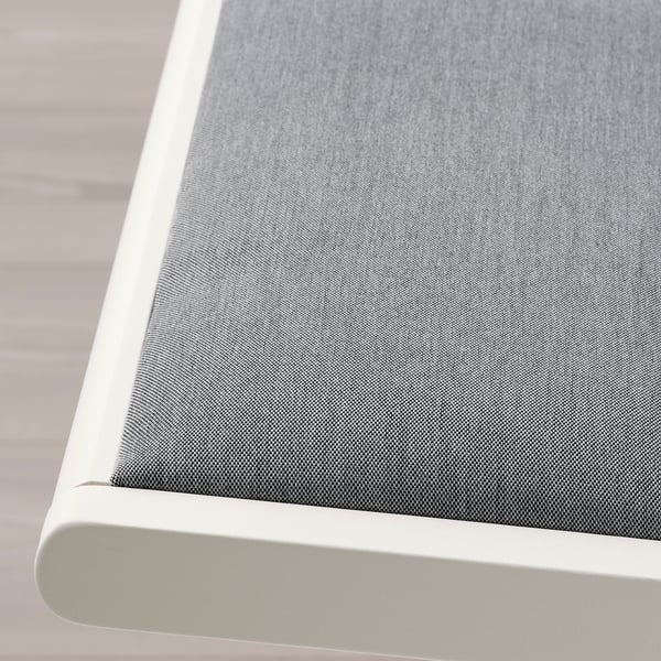 NORDEN / FRÖSVI table and 4 chairs, white/Knisa light grey, 26/89/152 cm