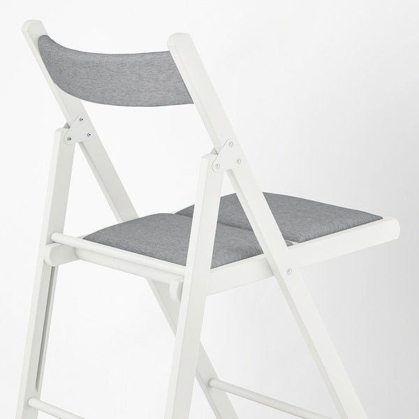 NORDEN / FRÖSVI - Table and 4 chairs, white/Knisa light grey,26/89/152 cm