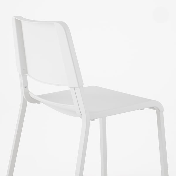NORDEN / TEODORES - NORDEN / TEODORES Table and 4 chairs, white/white, 26/89/152 cm