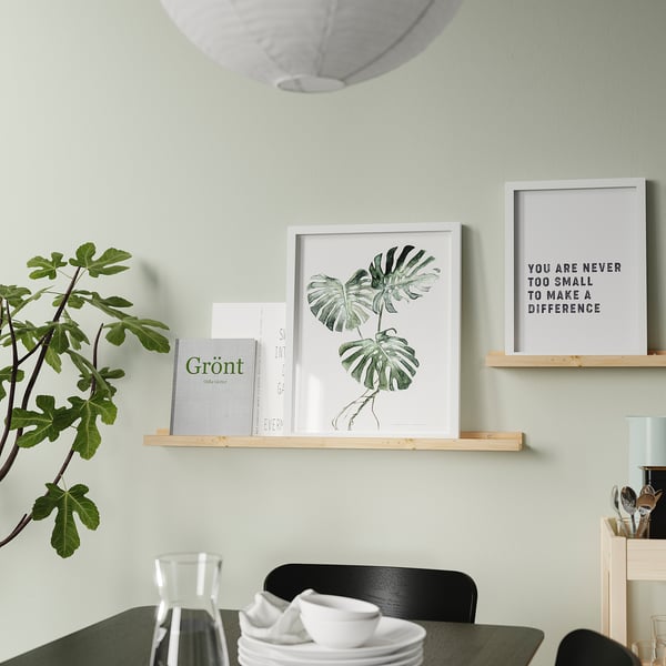 NORDHÄGG picture ledge, pine, 45 cm