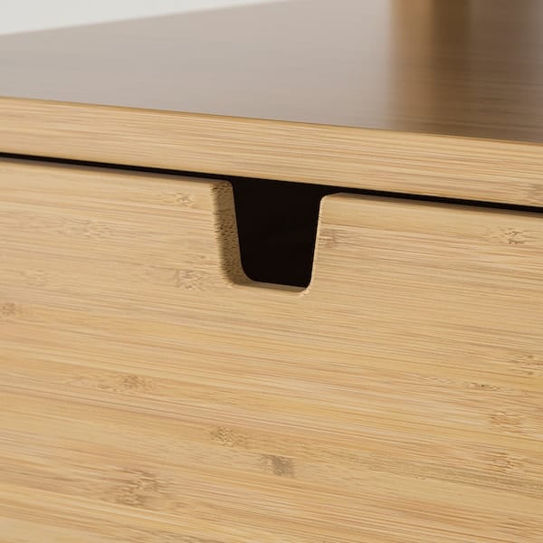 Ikea NORDKISA - Bedside table, bamboo, 40x40 cm