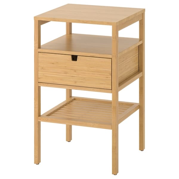 Ikea NORDKISA - Bedside table, bamboo, 40x40 cm