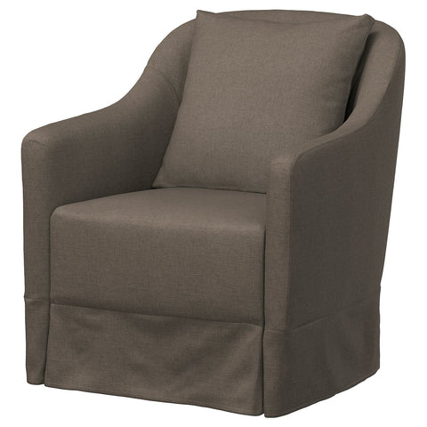 NORDKROKEN rocking and swivel armchair, Gransel grey-brown, 72x83x85 cm