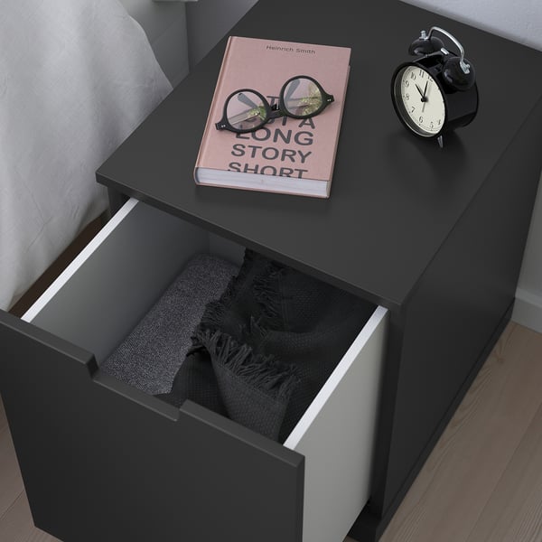 NORDLI - Chest of drawers, anthracite, 40x54 cm