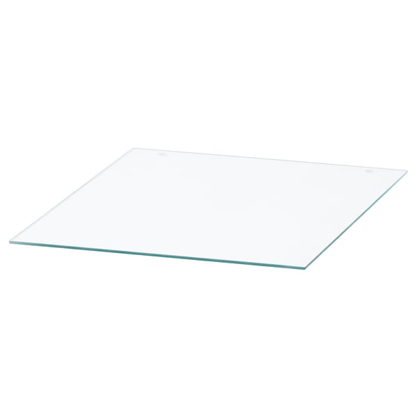 NORDLI glass top, transparent, 40x47 cm