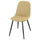 NORDMANSSKÄR chair, black/Letafors yellow-beige, 44x85x58 cm