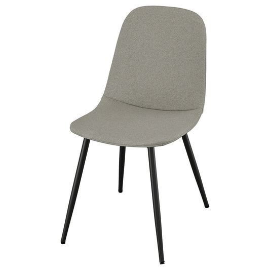 NORDMANSSKÄR chair, black/Tonerud grey, 43x85x58 cm