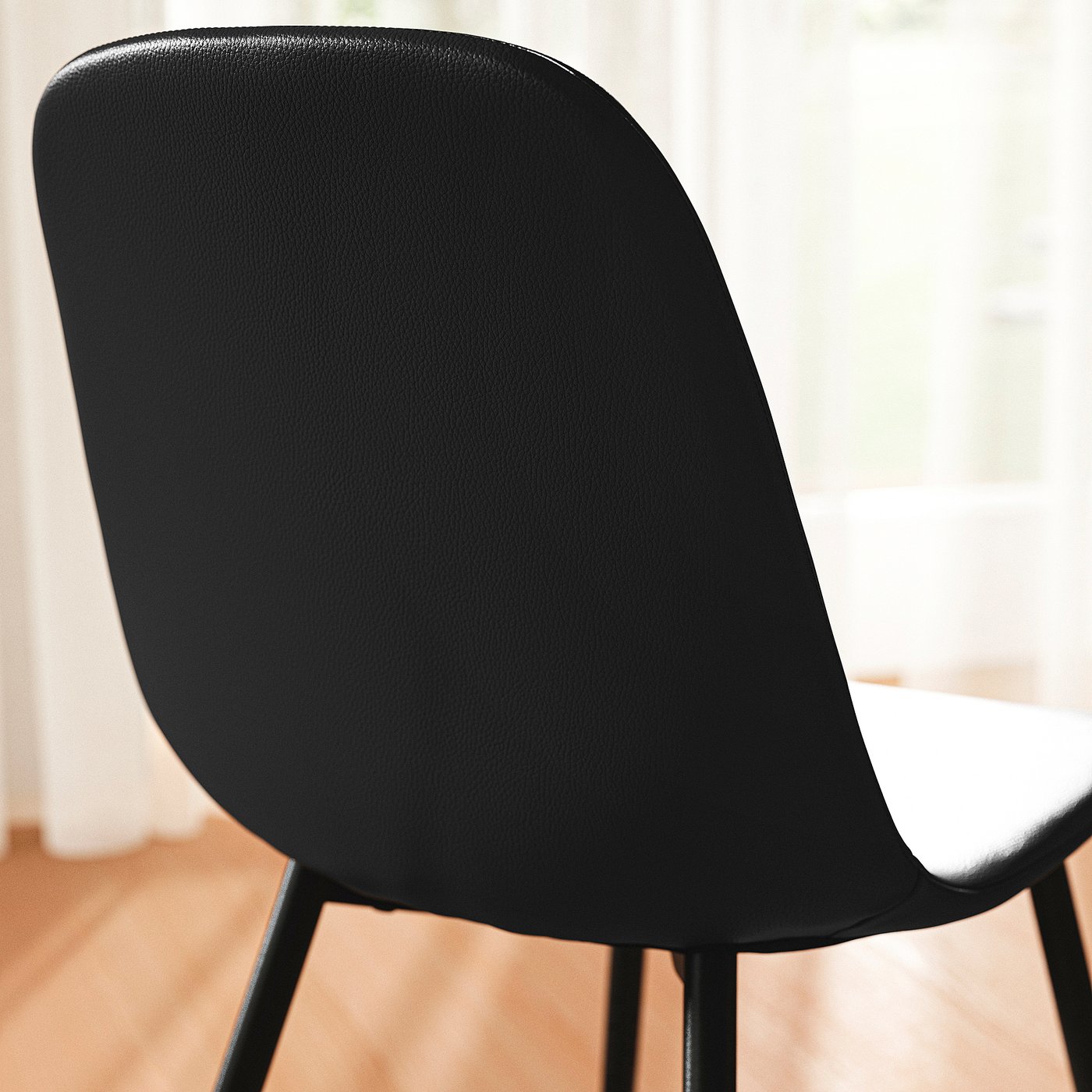NORDMANSSKÄR seat shell, Bomstad black, 43x43x53 cm