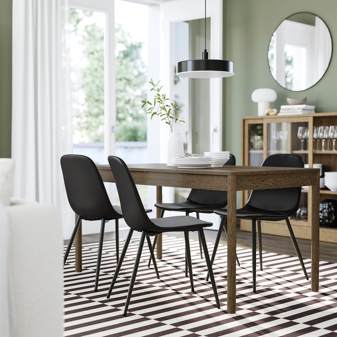 NORDMANSSKÄR seat shell, Bomstad black, 43x43x53 cm