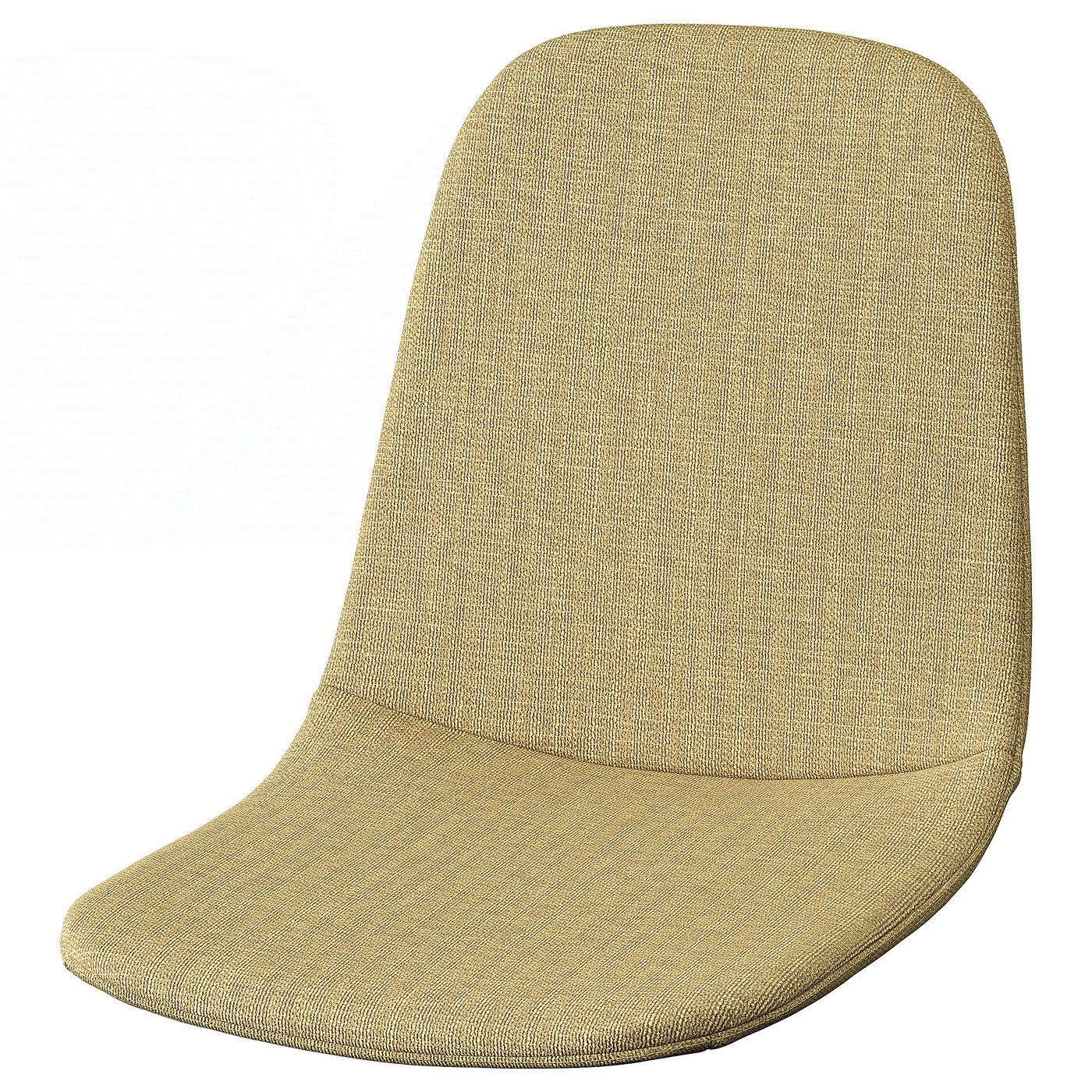 NORDMANSSKÄR seat shell, Letafors yellow-beige, 43x43x53 cm