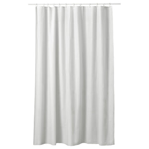 NORDRÖNN shower curtain, white, 180x200 cm